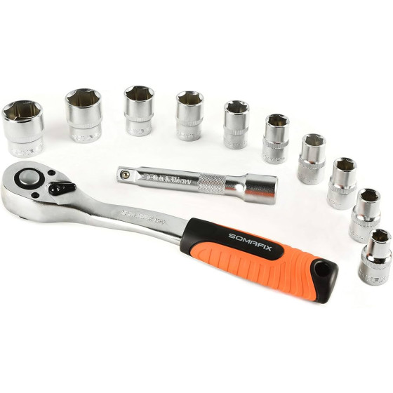 Chei tubulare set-46buc CrV 1/2 Somafix