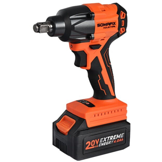 Cheie impact cu acum.20V.2x4Ah.380Nm.1/2.3000rpm.Somafix